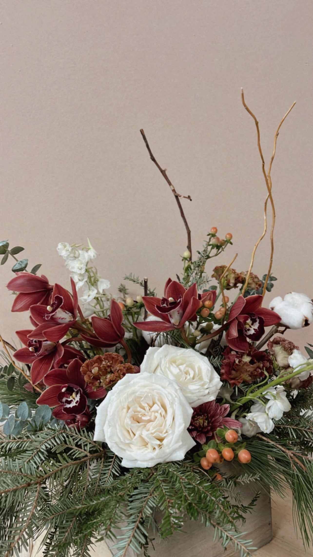 Seasonal Blooming Wood Box || FALL BLOOMS ||