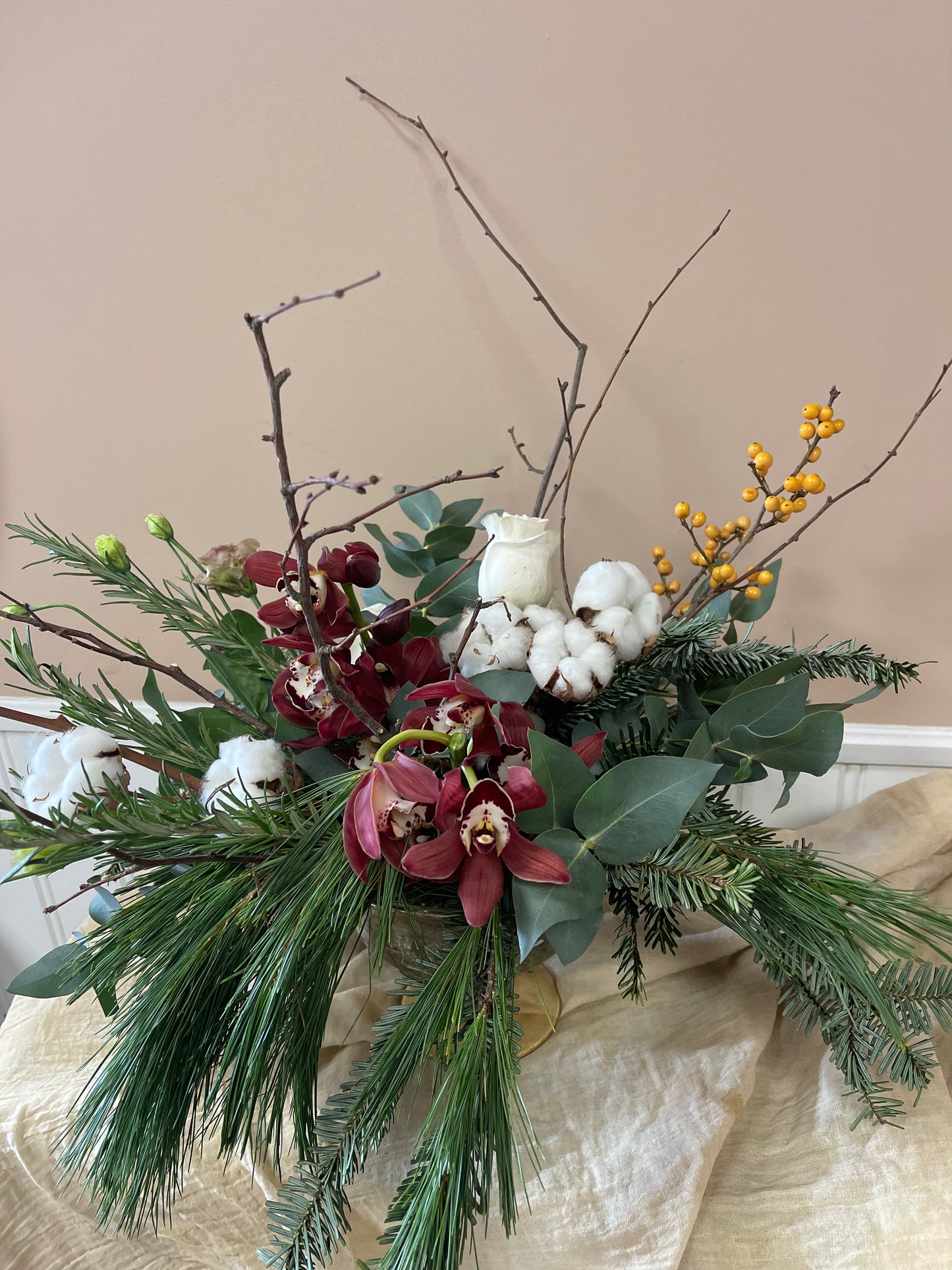 Seasonal Blooming Wood Box