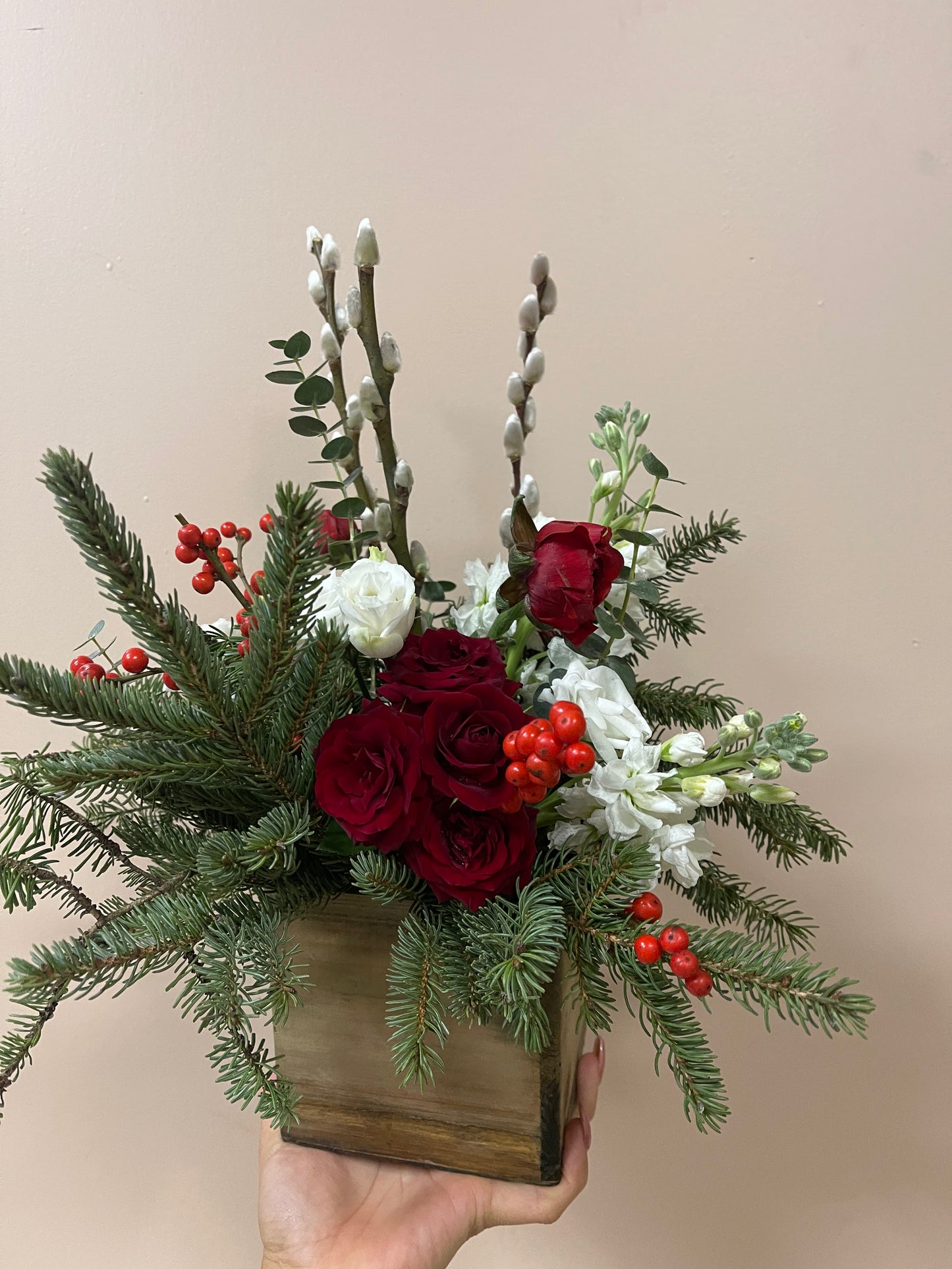 Seasonal Blooming Wood Box || FALL BLOOMS ||