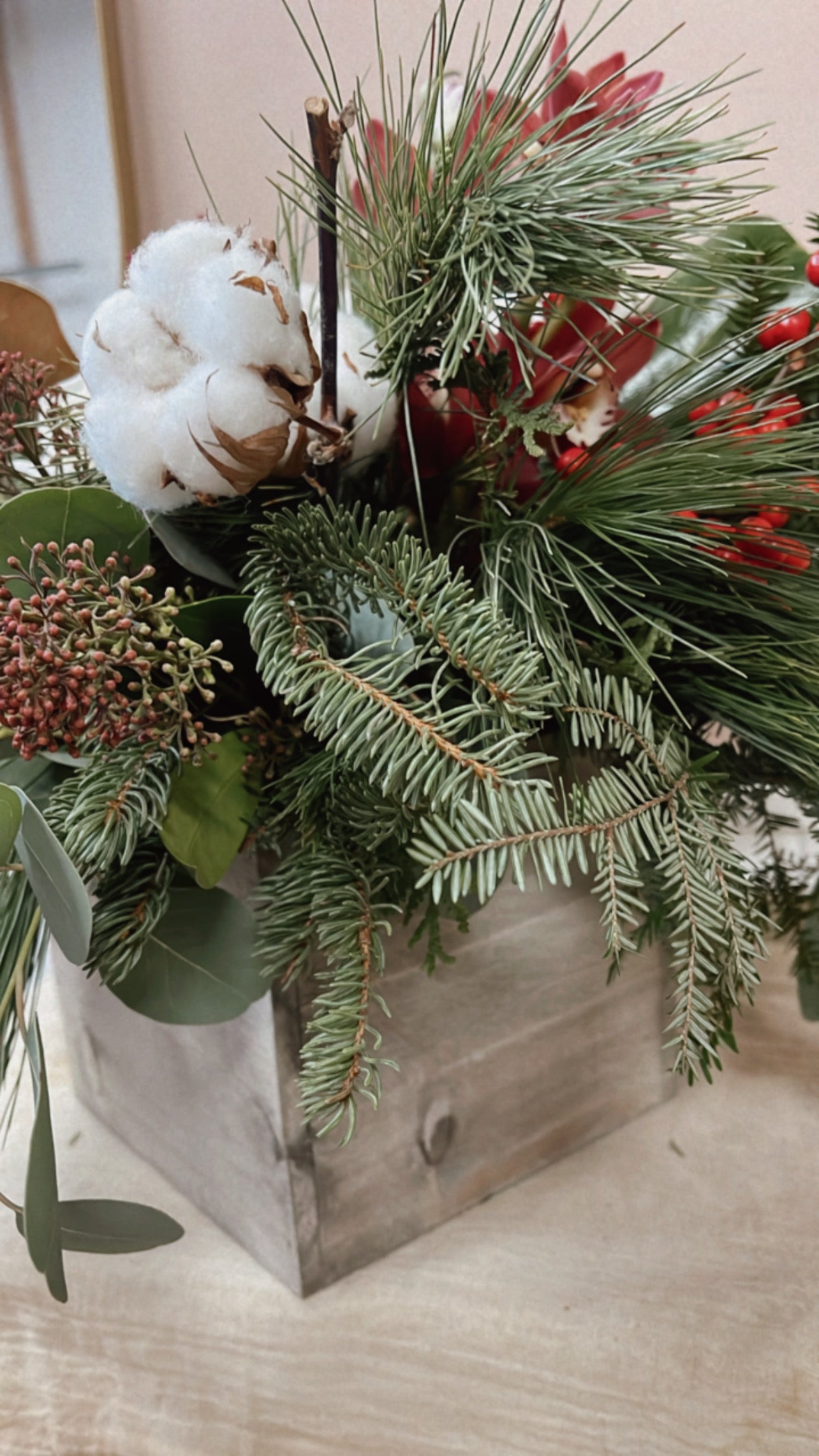 Seasonal Blooming Wood Box || FALL BLOOMS ||