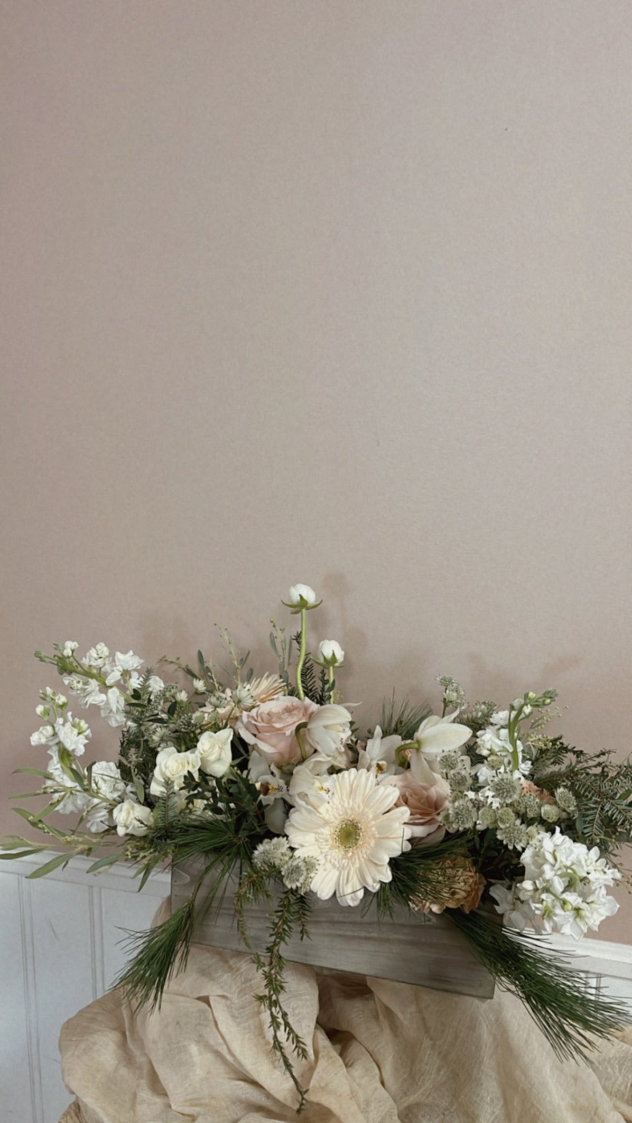 Seasonal Blooming Wood Box || FALL BLOOMS ||