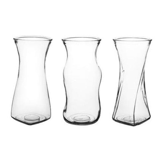 Assorted Clear Vase