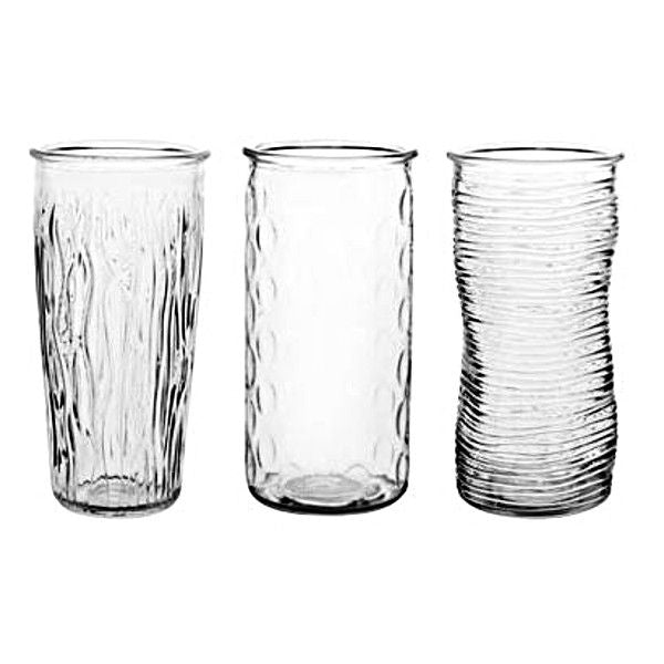 Assorted Clear Vase
