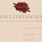 Capital Florist Gift Certificates